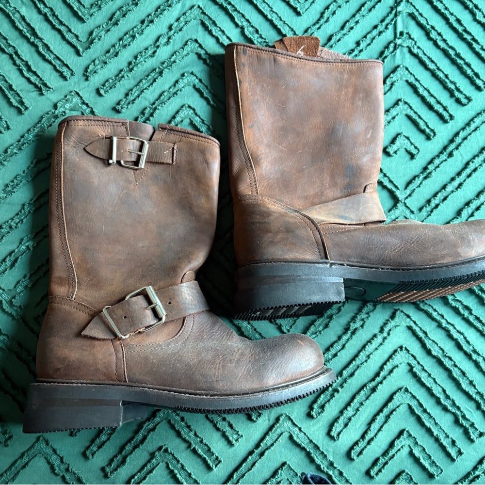 Men's Brown Leather Boots